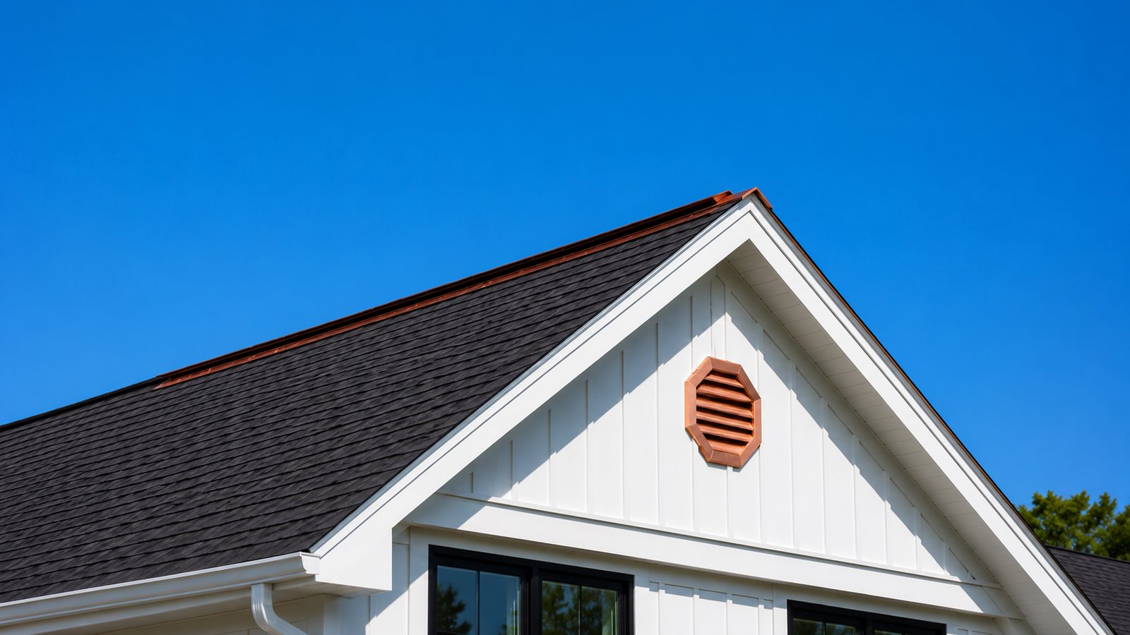 Roof and gable ventilation installed by BnR Home Solutions in North-Central Indiana